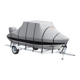 VEVOR T Top Boat Cover, 20'-22' Waterproof Trailerable T-Top Boat Cover, 600D Marine Grade PU Oxford, with Windproof Buckle Straps