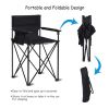 Portable 38 Inch Oversized High Camping Fishing Folding Chair