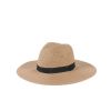 Light Tan Straw Hat Visor Hats; Flat Brim Breathable Lightweight Outdoor Sunscreen Panama Hat; Women Beach Travel Camping Fishing Boonie Hats