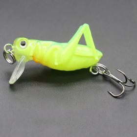 Fishing Bionic Grasshopper Lure; Wobbler Hard Bait For Freshwater 3g/0.11oz 35mm/1.38in (Color: Color-D)