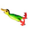 1pc Soft Fishing Lure Duck Artificial Bait With Rotating Legs; Cool Fishing Bait 9cm/11g 3.5in/0.39oz