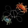 1pc Crab Trap Snare With Multiple Hooks; Reusable Outdoor Crap Small Lobster Set